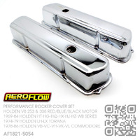 AEROFLOW PERFORMANCE STEEL ROCKER COVERS [HOLDEN V8 253 4.2L & 308 5.0L RED/BLUE/BLACK MOTOR]