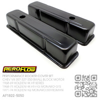 AEROFLOW PERFORMANCE STEEL ROCKER COVERS [CHEV V8 307-327-350 SMALL BLOCK MOTOR]