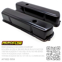 AEROFLOW PERFORMANCE STEEL ROCKER COVERS [HOLDEN V8 253 4.2L & 308 5.0L RED/BLUE/BLACK MOTOR]