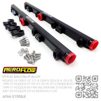 AEROFLOW BILLET ALLOY FUEL RAILS [HOLDEN V8 GEN III LS1 5.7L, GEN IV LS2 6.0L & LS3 6.2L MOTOR]