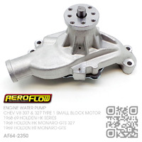 AEROFLOW ALLOY WATER PUMP NATURAL [CHEV V8 307 & 327 TYPE 1 SMALL BLOCK MOTOR]