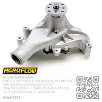 AEROFLOW ALLOY WATER PUMP NATURAL [CHEV V8 327 TYPE 2 & 350 SMALL BLOCK MOTOR]