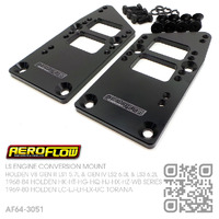 AEROFLOW CONVERSION ENGINE PLATES [HOLDEN V8 GEN III LS1 5.7L & GEN IV LS2 6.0L/LS3 6.2L MOTOR]