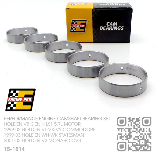 ENGINE PRO PERFORMANCE CAMSHAFT BEARING SET [HOLDEN V8 GEN III LS1 5.7L MOTOR]