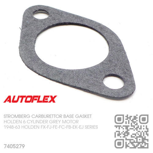 AUTOFLEX STROMBERG BXOV-1 CARBURETTOR BASE GASKET [HOLDEN 6-CYL 132 & 138 GREY MOTOR]