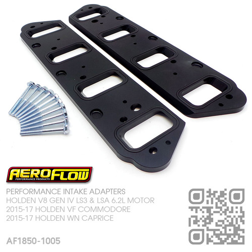 AEROFLOW INTAKE 10MM SPACER ADAPTERS [HOLDEN V8 GEN IV LS3& LSA 6.2L MOTOR]