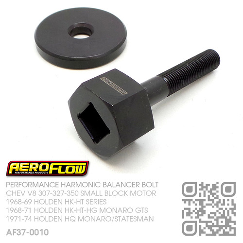 AEROFLOW PERFORMANCE HARMONIC BALANCER BOLT [CHEV V8 307-327-350 SMALL BLOCK MOTOR]