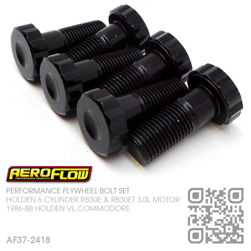 AEROFLOW PERFORMANCE FLYWHEEL BOLT KIT [HOLDEN 6-CYL RB30E & RB30ET TURBO 3.0L MOTOR]