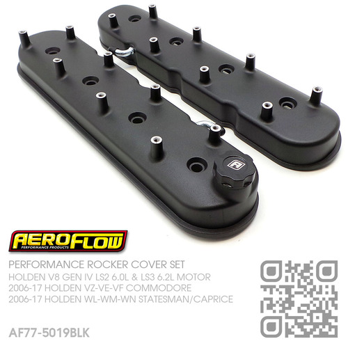 AEROFLOW PERFORMANCE ALLOY ROCKER COVERS [GEN IV LS2 6.0L & LS3 6.2L MOTOR]