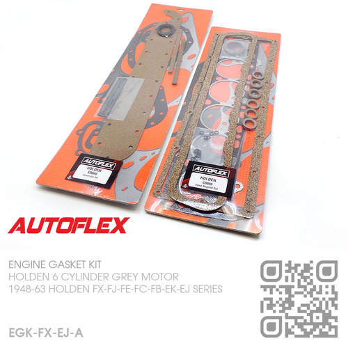 AUTOFLEX COMPLETE ENGINE GASKET KIT [HOLDEN 6-CYL 132 & 138 GREY MOTOR]