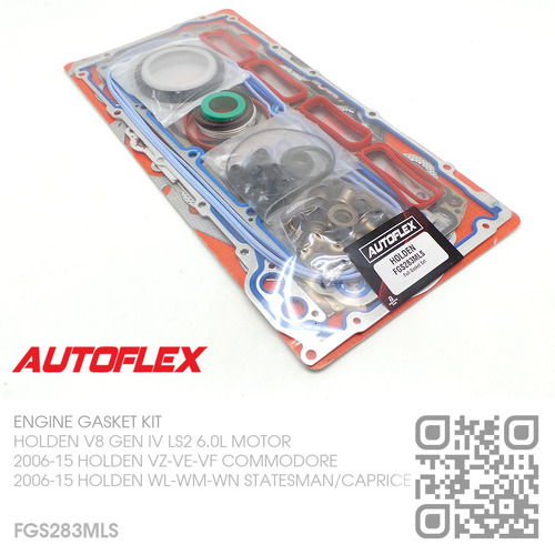 AUTOFLEX COMPLETE ENGINE GASKET KIT [HOLDEN V8 GEN IV LS2 6.0L MOTOR]